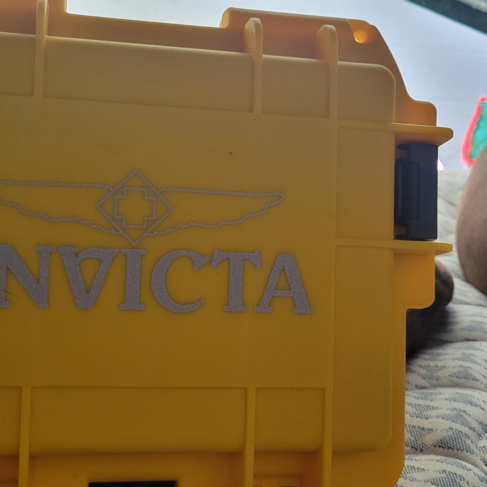 Invicta Yellow Watch Case